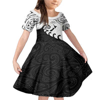 Kia Haka Maori language Family Matching Mermaid Dress and Hawaiian Shirt Te Reo Maori Inspired Art