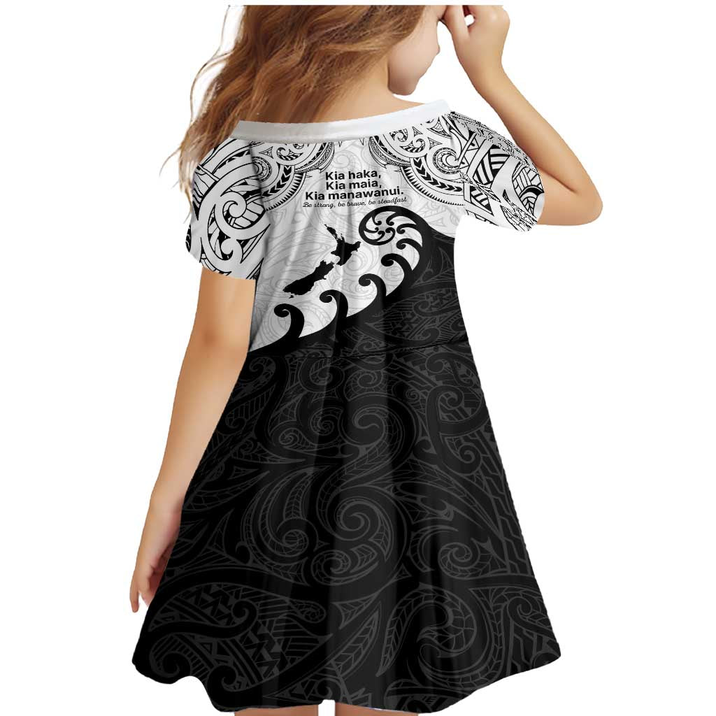 Kia Haka Maori language Family Matching Mermaid Dress and Hawaiian Shirt Te Reo Maori Inspired Art