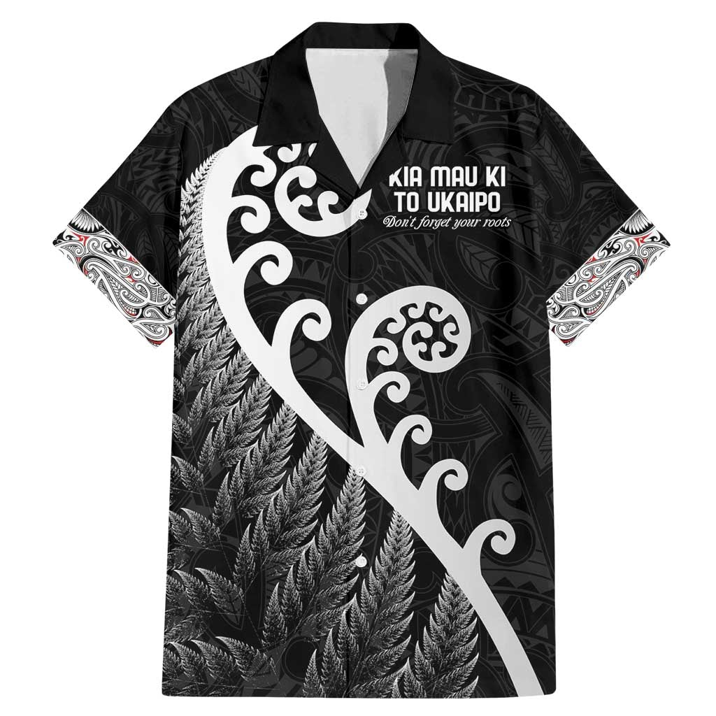Kia Mau Ki To Ukaipo Family Matching Mermaid Dress and Hawaiian Shirt Te Reo Maori Koru Fern Art