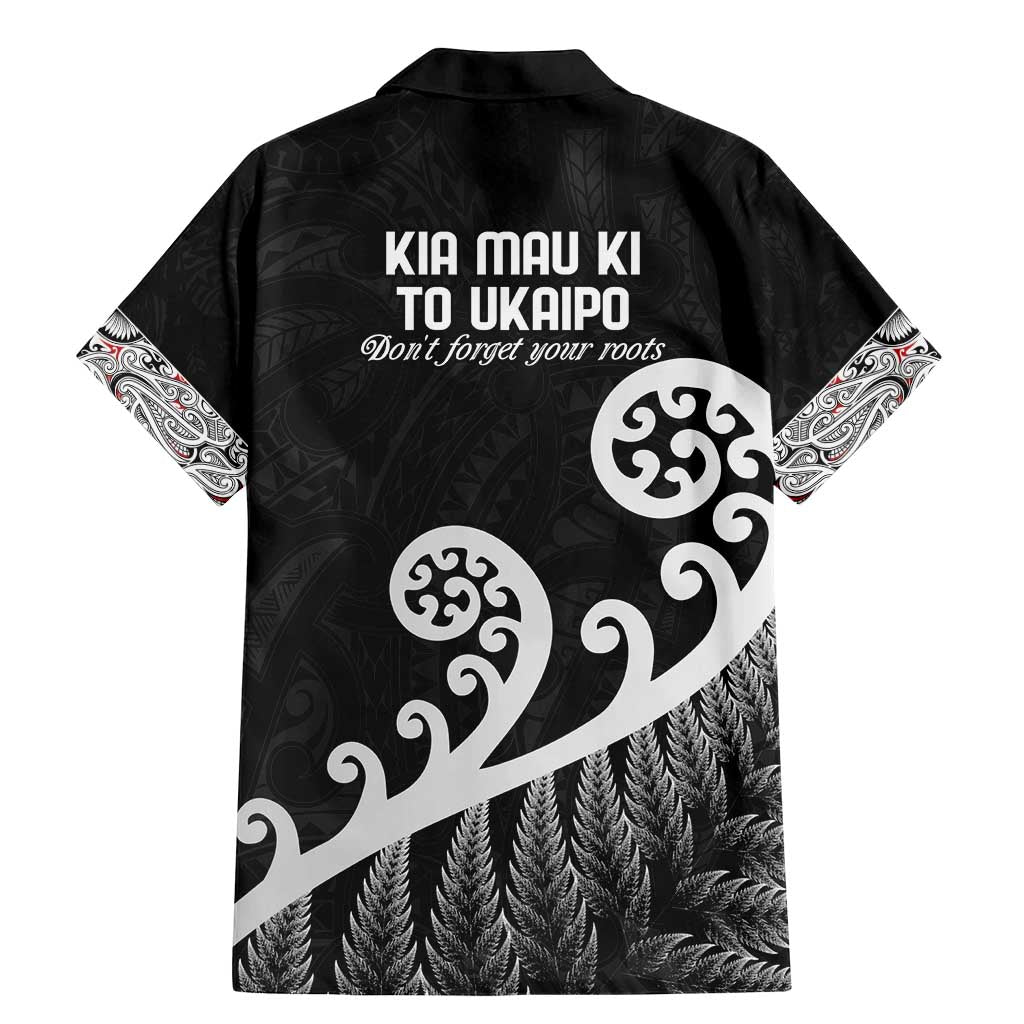 Kia Mau Ki To Ukaipo Family Matching Mermaid Dress and Hawaiian Shirt Te Reo Maori Koru Fern Art