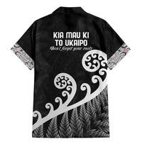Kia Mau Ki To Ukaipo Family Matching Mermaid Dress and Hawaiian Shirt Te Reo Maori Koru Fern Art