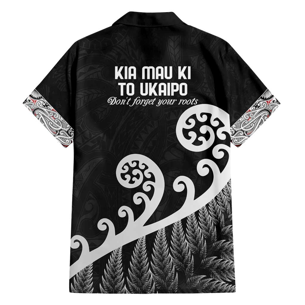 Kia Mau Ki To Ukaipo Family Matching Tank Maxi Dress and Hawaiian Shirt Te Reo Maori Koru Fern Art