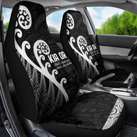 Kia Ora Maori Language Car Seat Cover Te Reo Maori Koru Fern Art LT9 - Polynesian Pride