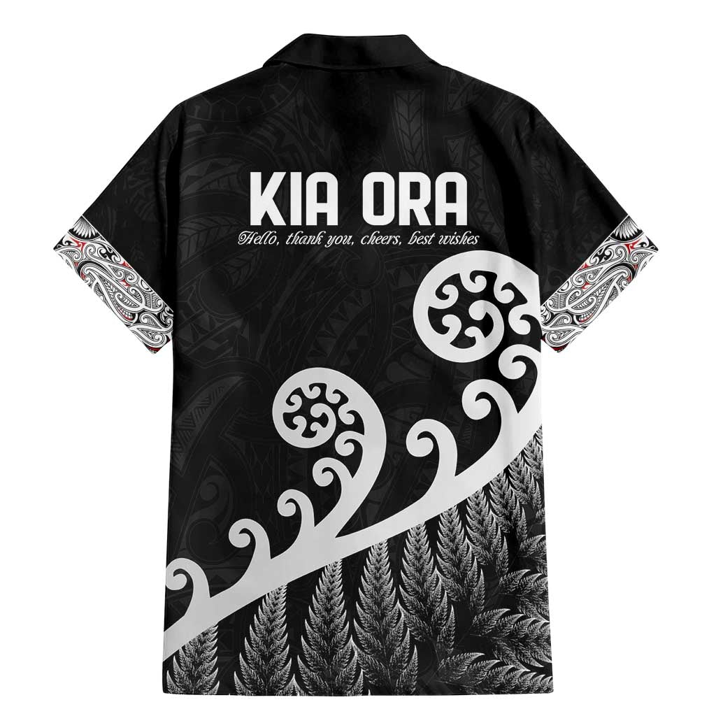 Kia Ora Maori Language Family Matching Mermaid Dress and Hawaiian Shirt Te Reo Maori Koru Fern Art