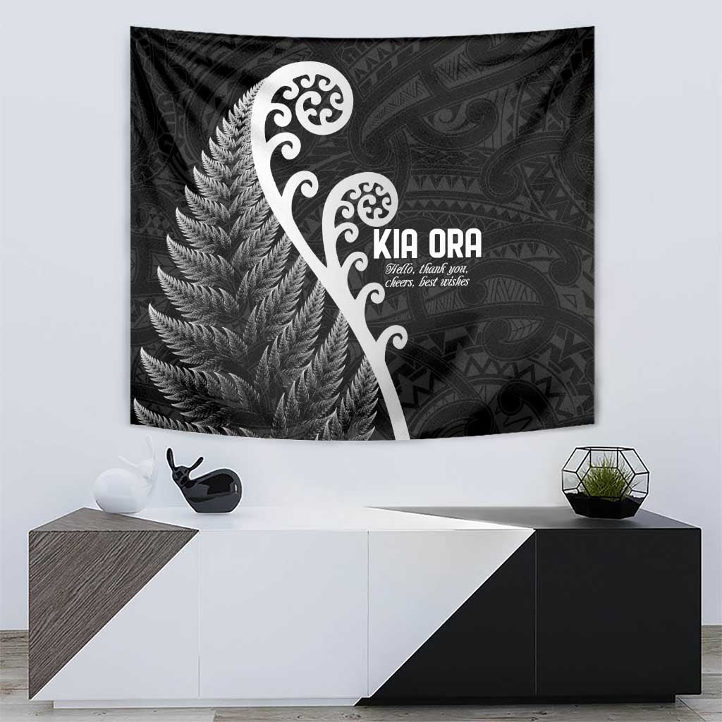 Kia Ora Maori Language Tapestry Te Reo Maori Koru Fern Art LT9 - Polynesian Pride