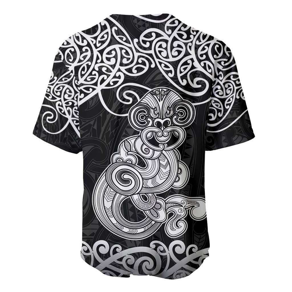 Te Reo Maori Tiki Inspired Art Baseball Jersey LT9 - Polynesian Pride