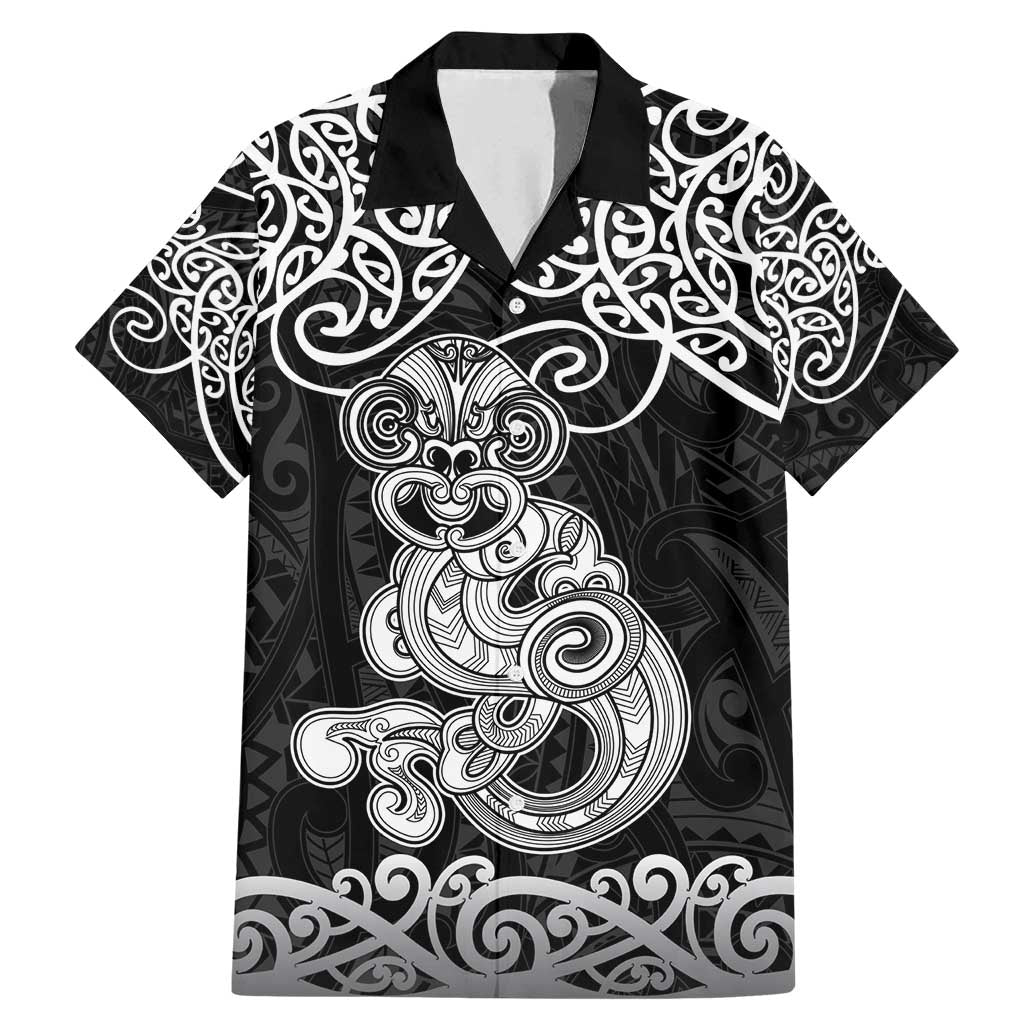 Te Reo Maori Tiki Inspired Art Family Matching Mermaid Dress and Hawaiian Shirt