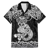Te Reo Maori Tiki Inspired Art Family Matching Mermaid Dress and Hawaiian Shirt
