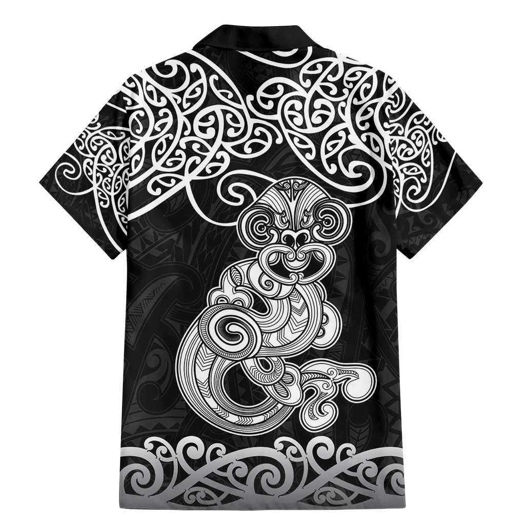 Te Reo Maori Tiki Inspired Art Family Matching Mermaid Dress and Hawaiian Shirt