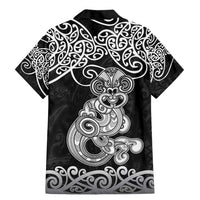 Te Reo Maori Tiki Inspired Art Family Matching Mermaid Dress and Hawaiian Shirt