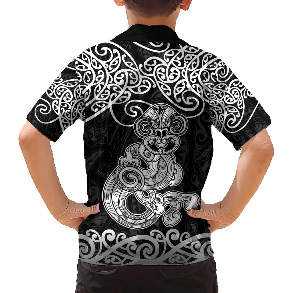 Te Reo Maori Tiki Inspired Art Kid Hawaiian Shirt LT9 - Polynesian Pride
