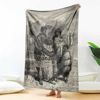 Whanau Maori Language Blanket Te Reo Maori Inspired Art