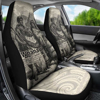 Whanau Maori Language Car Seat Cover Te Reo Maori Inspired Art LT9 - Polynesian Pride