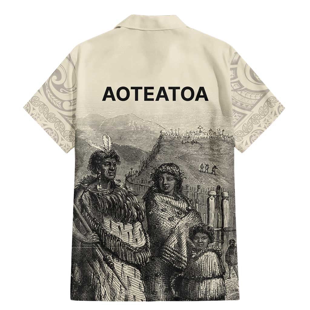 Whanau Maori Language Family Matching Mermaid Dress and Hawaiian Shirt Te Reo Maori Inspired Art