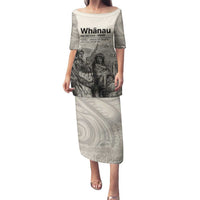 Whanau Maori Language Family Matching Puletasi and Hawaiian Shirt Te Reo Maori Inspired Art