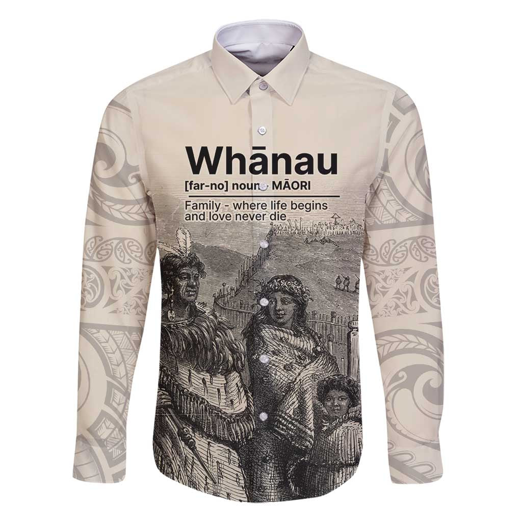 Whanau Maori Language Family Matching Summer Maxi Dress and Hawaiian Shirt Te Reo Maori Inspired Art