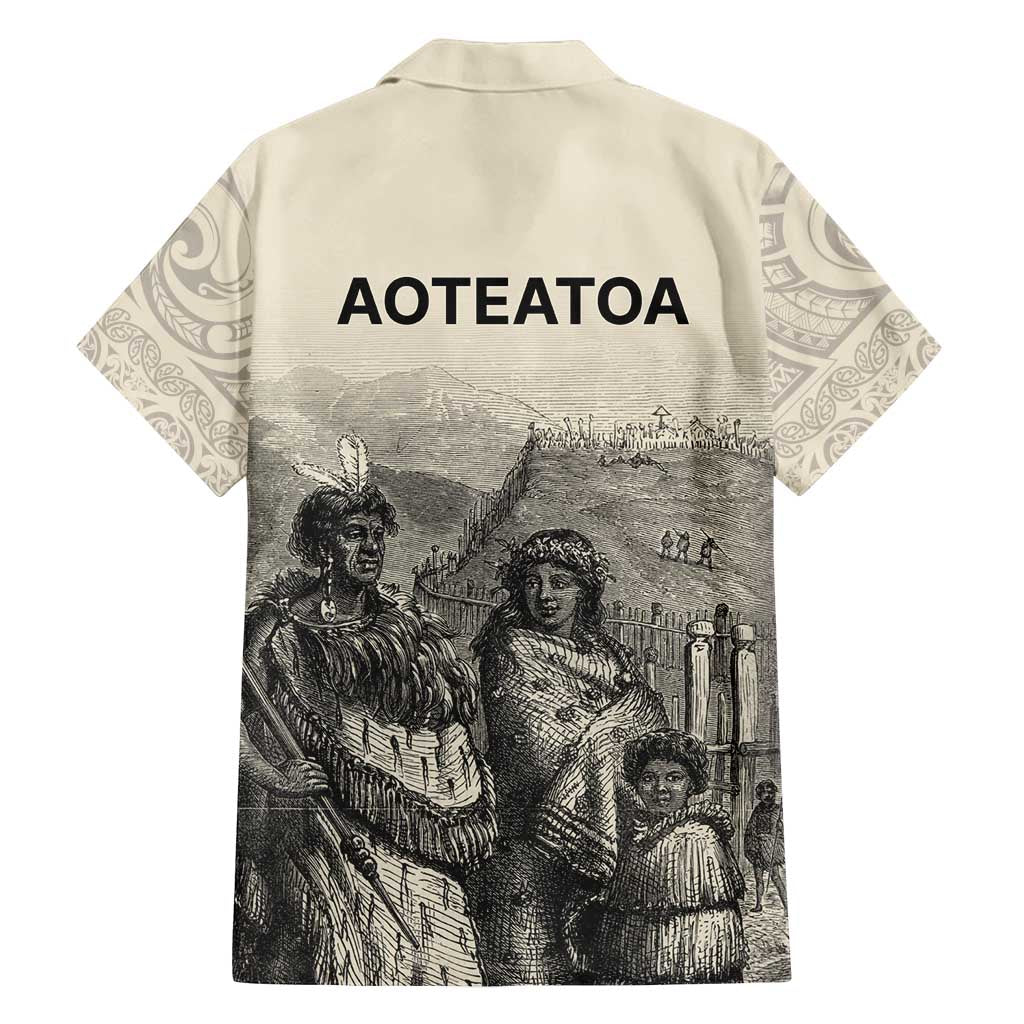 Whanau Maori Language Family Matching Tank Maxi Dress and Hawaiian Shirt Te Reo Maori Inspired Art