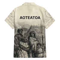 Whanau Maori Language Family Matching Tank Maxi Dress and Hawaiian Shirt Te Reo Maori Inspired Art