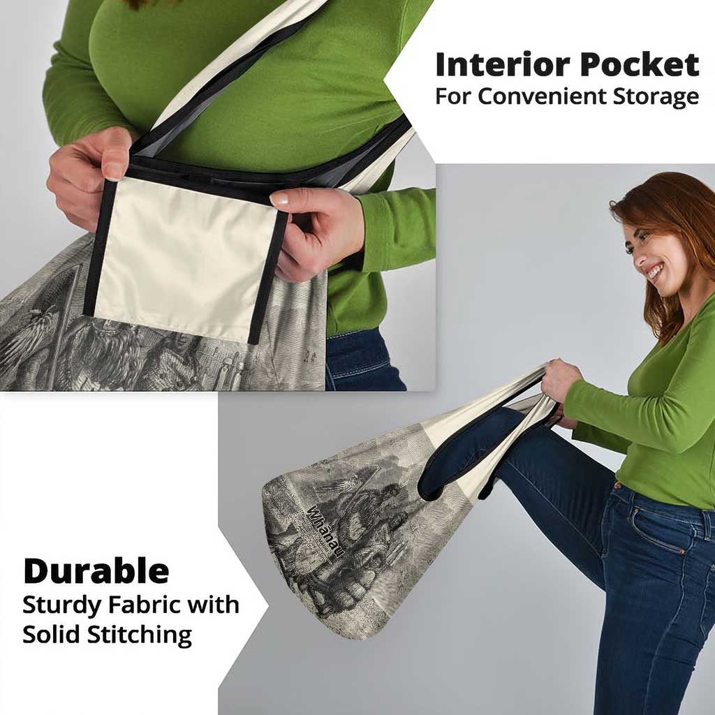 Whanau Maori Language Grocery Bag Te Reo Maori Inspired Art