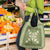 Hawaiian Quilt Block Design Grocery Bag Lime Hawaii Culture Motifs - Polynesian Pride