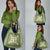 Hawaiian Quilt Block Design Grocery Bag Lime Hawaii Culture Motifs - Polynesian Pride
