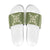 Hawaiian Quilt Block Design Slide Sandals Lime Hawaii Culture Motifs - Polynesian Pride