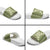 Hawaiian Quilt Block Design Slide Sandals Lime Hawaii Culture Motifs - Polynesian Pride