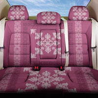 Hawaiian Quilt Block Design Back Car Seat Cover Pink Hawaii Culture Motifs - Polynesian Pride