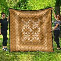 Hawaiian Quilt Pattern Quilt Gold Hawaii Culture Tropical - Polynesian Pride