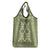 Hawaiian Quilt Pattern Grocery Bag Lime Hawaii Culture Tropical - Polynesian Pride