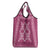 Hawaiian Quilt Pattern Grocery Bag Pink Hawaii Culture Tropical - Polynesian Pride