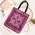 Hawaiian Quilt Pattern Tote Bag Pink Hawaii Culture Tropical - Polynesian Pride