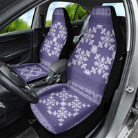 Hawaiian Quilt Pattern Car Seat Cover Purple Hawaii Culture Tropical - Polynesian Pride