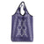 Hawaiian Quilt Pattern Grocery Bag Purple Hawaii Culture Tropical - Polynesian Pride