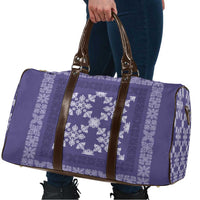 Hawaiian Quilt Pattern Travel Bag Purple Hawaii Culture Tropical - Polynesian Pride