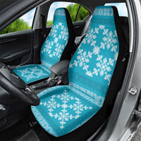 Hawaiian Quilt Pattern Car Seat Cover Teal Hawaii Culture Tropical - Polynesian Pride