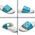Hawaiian Quilt Pattern Slide Sandals Teal Hawaii Culture Tropical - Polynesian Pride