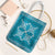 Hawaiian Quilt Pattern Tote Bag Teal Hawaii Culture Tropical - Polynesian Pride