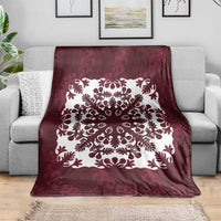 Palm Leaf Quilt Pattern Blanket Hawaii Culture Floral - Polynesian Pride