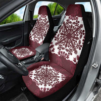 Palm Leaf Quilt Pattern Car Seat Cover Hawaii Culture Floral - Polynesian Pride