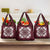Palm Leaf Quilt Pattern Grocery Bag Hawaii Culture Floral - Polynesian Pride
