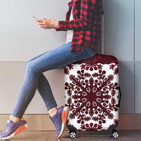Palm Leaf Quilt Pattern Luggage Cover Hawaii Culture Floral - Polynesian Pride