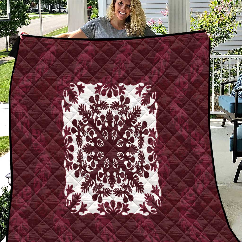 Palm Leaf Quilt Pattern Quilt Hawaii Culture Floral - Polynesian Pride