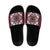 Palm Leaf Quilt Pattern Slide Sandals Hawaii Culture Floral - Polynesian Pride