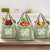 Green Ulu Palaka Quilt Pattern Grocery Bag Hawaii Culture Breadfruit - Polynesian Pride