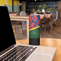 Personalised Solomon Islands Remembrance Day Skinny Tumbler We Will Remember Them with Camouflage Style LT9 - Polynesian Pride