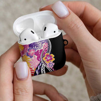 Aloha Vintage Hibiscus Lei Seamless Pattern AirPods Case - Polynesian Pride
