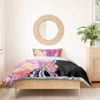 Aloha Vintage Hibiscus Lei Seamless Pattern Bedding Set - Polynesian Pride