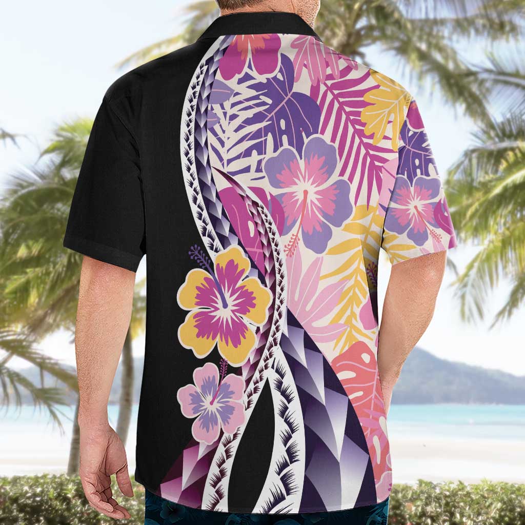 Aloha Vintage Hibiscus Lei Seamless Pattern Hawaiian Shirt - Polynesian Pride