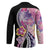 Aloha Vintage Hibiscus Lei Seamless Pattern Hockey Jersey - Polynesian Pride